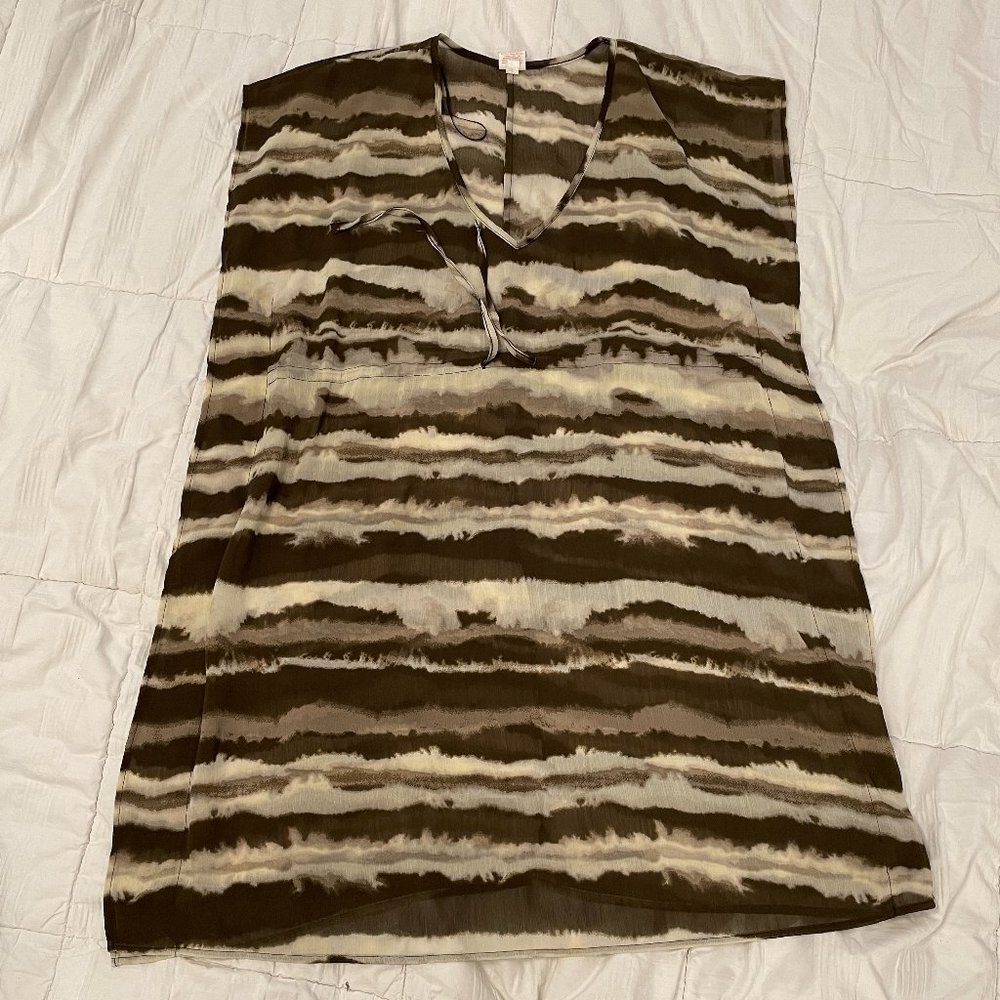Merona sleeveless beach cover up dress, size S